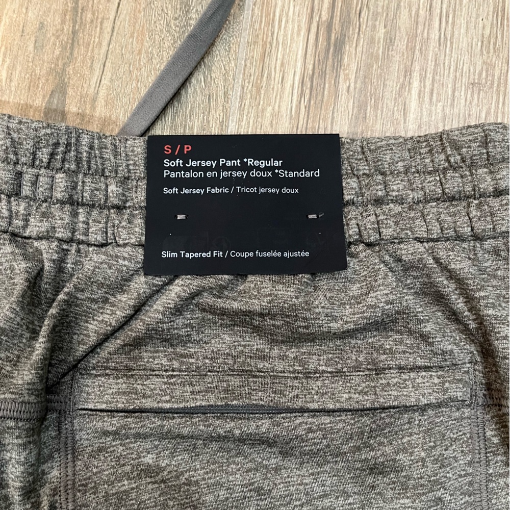 Lululemon Men’s “Soft Jersey” Tapered Jogger Pant (S) Olive Green - Picture 4 of 14